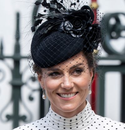 Kate Middleton Brings Back a Diana-Coded Dotted Dress for VE Day Service