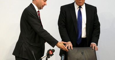 The story of Donald Trump's visit to the Scottish Parliament