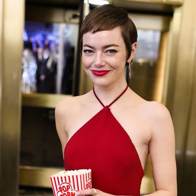 Emma Stone’s Latest Manicure Proves That Red Is the New Neutral
