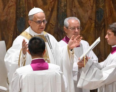 Pope Leo XIV laments people valuing ‘technology, money and success’ over Christianity in first mass as pontiff – as it happened