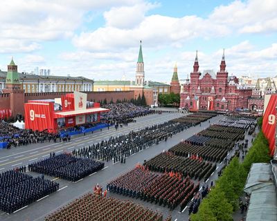 European leaders attending Russia parade ‘bring shame’ on themselves, Tusk says – as it happened