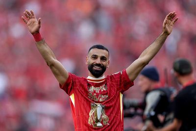 Mohamed Salah wins Footballer of the Year award to match Thierry Henry’s record