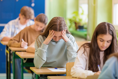 How to tell when your teen’s exam stress is out of control – and how to help