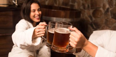 Fancy letting off steam with a beer before the sauna? Here’s why that might be a bad idea