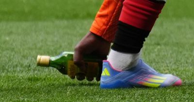 Sinisalo struck by object during Rangers vs Celtic as '30 to 40 items thrown'