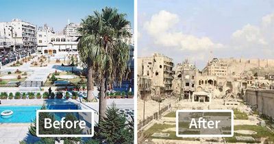 19 Before-And-After Pics Reveal What War Did To The Largest City In Syria