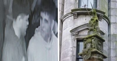 CCTV image released as police probe destruction of Scottish city monument
