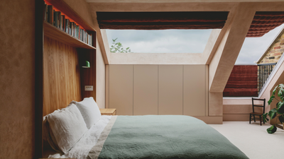 Before and After — This London House's Underutilized Loft Has Been Converted into a Bedroom Suite With So Much Hidden Storage