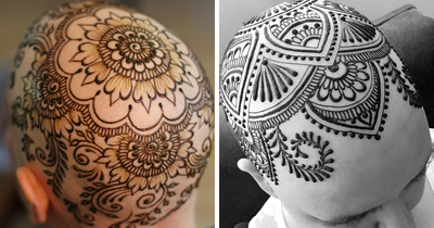 Artist Who Lost Her Stepfather To Cancer Is Now Making Free Henna Crowns For Cancer Patients