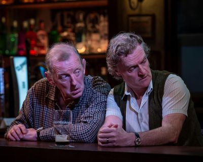 Two Pints review – Roddy Doyle’s boozy banter is a masterclass in comedy