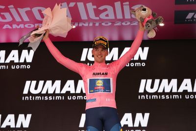 Mads Pedersen takes pink for first time with Giro d’Italia stage one win in Albania