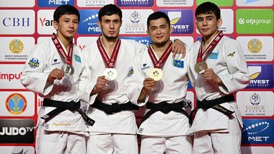 Home Heroes Shine Bright on Day 1 of Qazaqstan Barysy Grand Slam