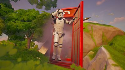 How to use a telephone booth to don a disguise in Fortnite Chapter 6, season 3