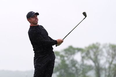 Rory McIlroy sits five shots behind leader Keith Mitchell at Truist Championship