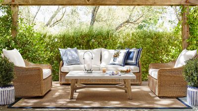 This is my favorite Pottery Barn collaboration to date – Mark D. Sikes has worked with Reese Witherspoon, Nancy Meyers, and Jill Biden, and now I can recreate his classic, all-American look with ease