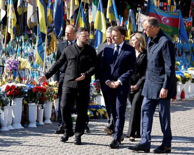 European leaders tell Putin to agree to unconditional ceasefire by Monday or face ‘massive’ sanctions – as it happened
