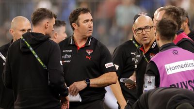 ACL fears for debutant Hayes in Bombers' thrilling win