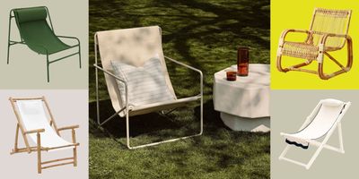 I'm Calling It the 'Silhouette of the Season' — Shop 9 Low-Slung Outdoor Sling Chairs With High Style