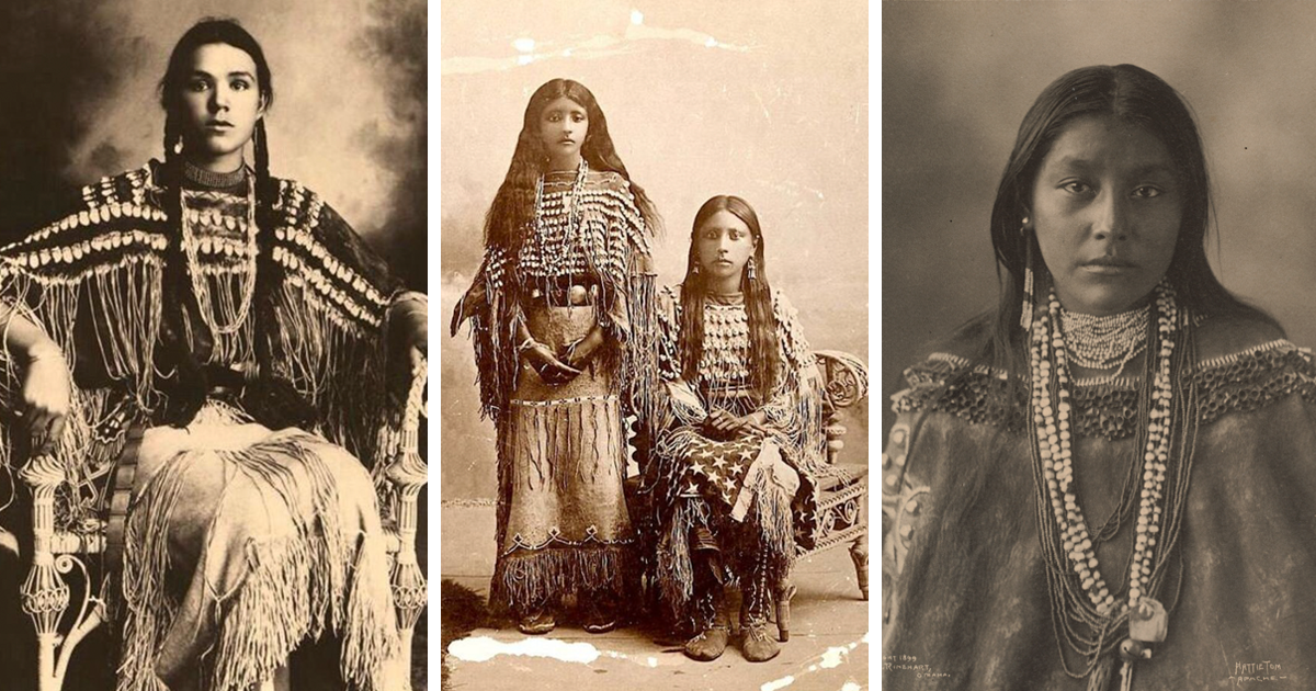 1800s-1900s Portraits Of Native American Teen Girls…