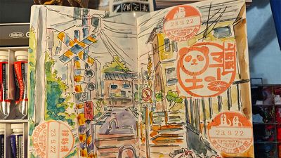 Inside the sketchbook of Netflix and Apple background artist Sergio Mancinelli
