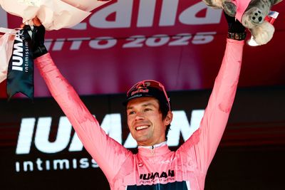 Primož Roglič: ‘It’s nice to have the jersey but the goal is to have it at the end in Rome’