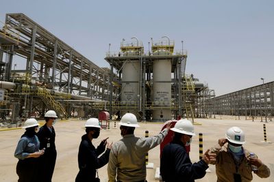 Saudi oil giant Aramco announces first-quarter profits of $26 billion, down 4.6% from a year earlier