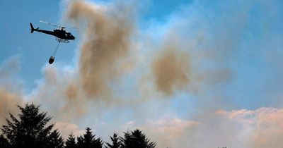 Firefighters still tackling huge wildfire in West Lothian amid 'extreme warning'