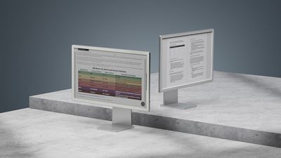 I'd jump at the chance to swap my 24-inch LCD monitor for this 25-inch color E Ink alternative – if only I could afford it