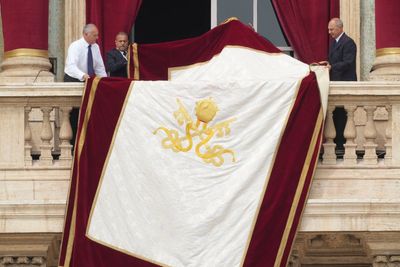 Pope Leo XIV celebrates Mass at tomb of St. Peter before greeting the masses for his noon blessing
