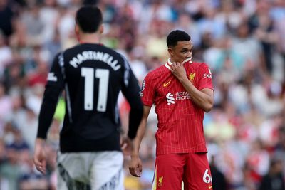 Liverpool vs Arsenal LIVE: Boos for Alexander-Arnold as Gunners fight back in four-goal draw