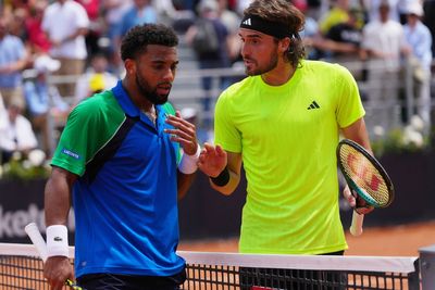 Stefanos Tsitsipas and Arthur Fils in heated Italian Open handshake as umpire steps in