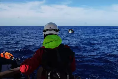 Two children dead after rubber dinghy floats adrift in Mediterranean for days