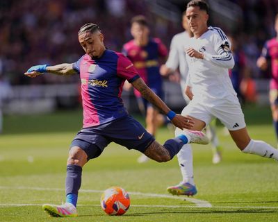 Barcelona see off Mbappé-inspired Real Madrid in seven-goal thriller to close on title