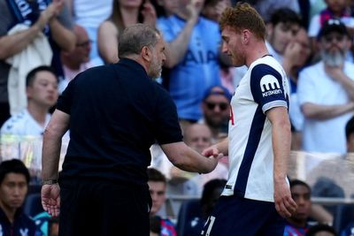 Ange Postecoglou plays down Dejan Kulusevski injury fear for Europa League final