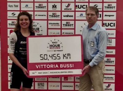 This record has meant much more than just a sporting performance' - Vittoria Bussi sets new women's UCI Hour record of 50.455km