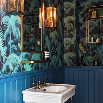 I predict this classic wallpaper trend will make a comeback in 2026 - it's a simple way to add personality to a small space