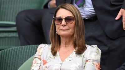 Carole Middleton nailed understated party glam with wide leg jeans and a vintage shirt - her casual look is so refined