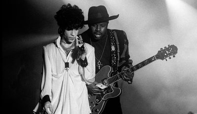 Prince was a master guitarist with a singular musical vision, but he didn't always go it alone on the instrument. These are the oft-overlooked players who joined him onstage, and in the studio