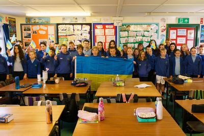 Co Antrim pupils building lasting links with Ukrainian school