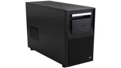 Asus brings Nvidia's fastest superchip to a very boring desktop PC chassis, but there's even a DVD player and a mysterious slot