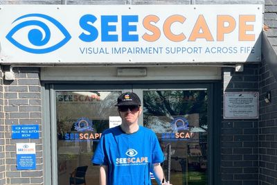 Partially-sighted man to travel across UK to raise funds for Fife charity