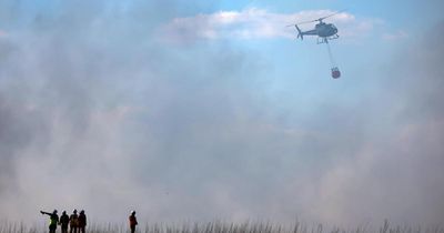 Fire crews battle huge wildfire in West Lothian amid 'extreme' risk