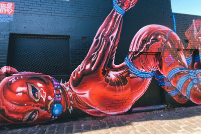 Artist Hits Back At Critics Of Melb Bondage Mural: ‘Empowerment & Queer Selfhood’