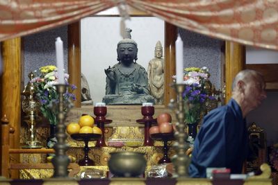 A statue stolen from a Japanese temple is finally returned from South Korea