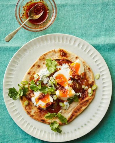 Elly Curshen’s quick weeknight recipes for using up leftover greens, bread and vegetables