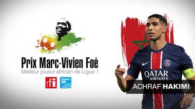 PSG and Morocco defender Achraf Hakimi claims 2025 Prix Marc-Vivien Foé