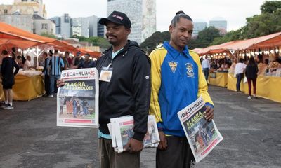 ‘Now I steal people’s attention’: how a Brazilian newspaper has turned a city’s rough sleepers into journalists