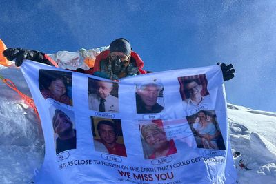 Former Royal Marine completes ‘world’s longest triathlon’ at Everest summit