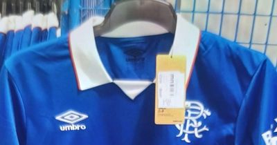 New Rangers home top 'revealed' as leaked photo gives fans a glimpse