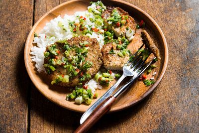 Give salt-and-pepper pork chops a crunchy coating without the deep frying